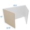 Flipside Products 12”x 48” Study Carrels, Privacy Boards, Student Privacy and Focus Booth for The Classroom, Desk Divider Cubby for Tests